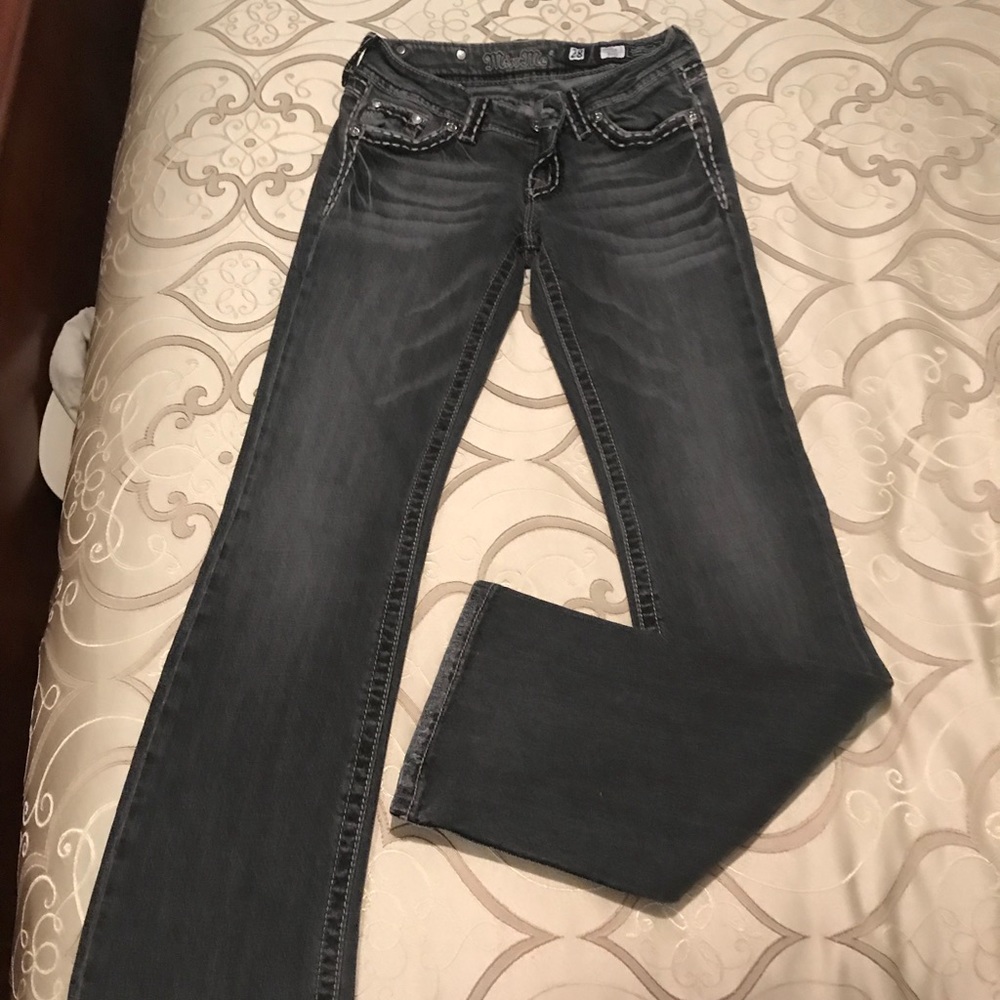 Black miss me jeans! Size 28 L boot cut.